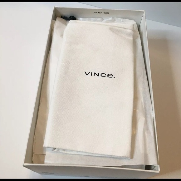 VINCE New ‘Heath’ Black Suede Leather High Heel Mule 7.5 NIB - Picture 9 of 9